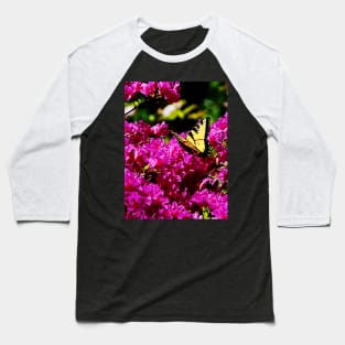 Butterflies - Tiger Swallowtail on Azalea Baseball T-Shirt